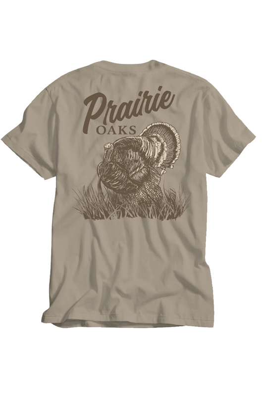 Prairie Oaks Full Strut T-Shirt in Hummus