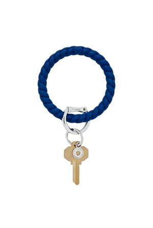 Oventure Key Ring in Midnight Navy Braided