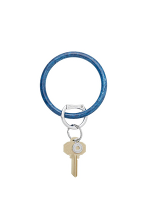 Oventure Resin Key Ring in Mind Blowing Blue