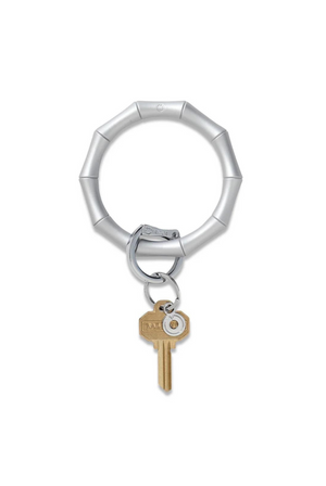 Oventure Key Ring in Quicksilver Bamboo