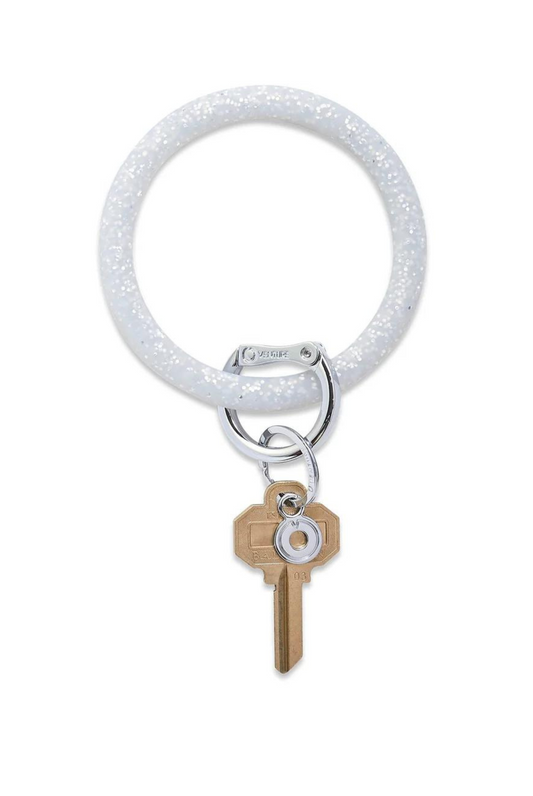 Oventure Key Ring in Quicksilver Confetti