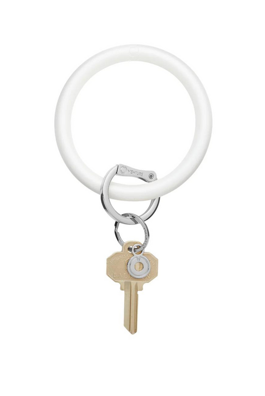 Oventure Key Ring in Marshmallow Pearl