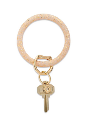 Oventure Key Ring in Gold Rush Confetti