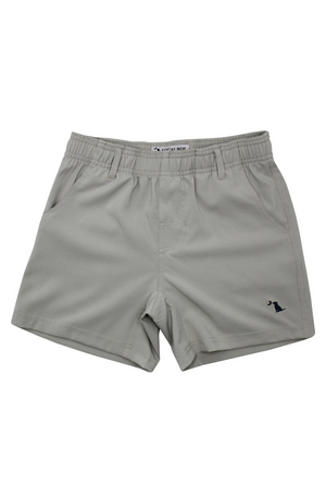 Local Boy Youth Volley Shorts in Cool Gray