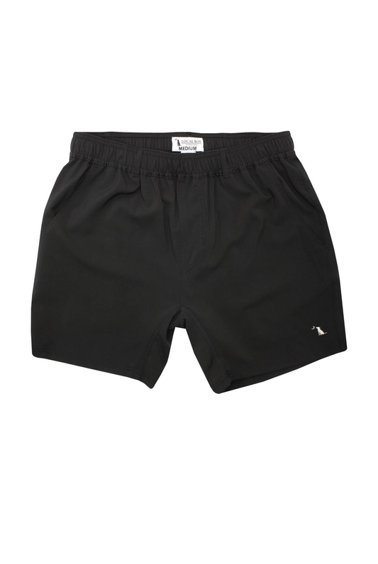 Local Boy Volley Shorts in Black