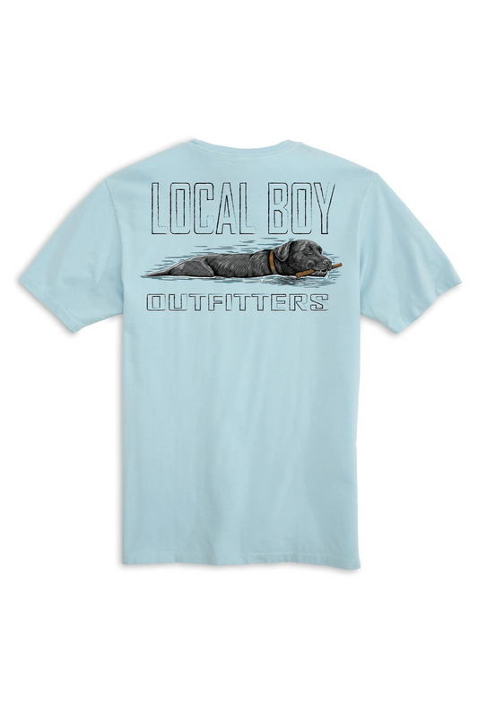 Local Boy Youth Fetch Back Lab Short Sleeve T-Shirt