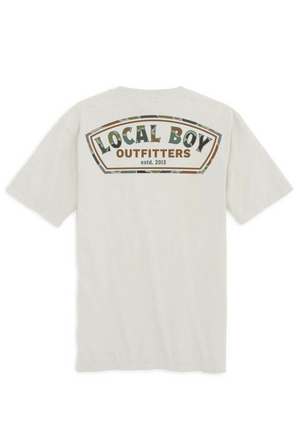 Local Boy Forest Camo Label Short Sleeve T-Shirt