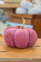 Large Plush Pumpkin in Plum