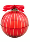 Red Glass Ornament Candle