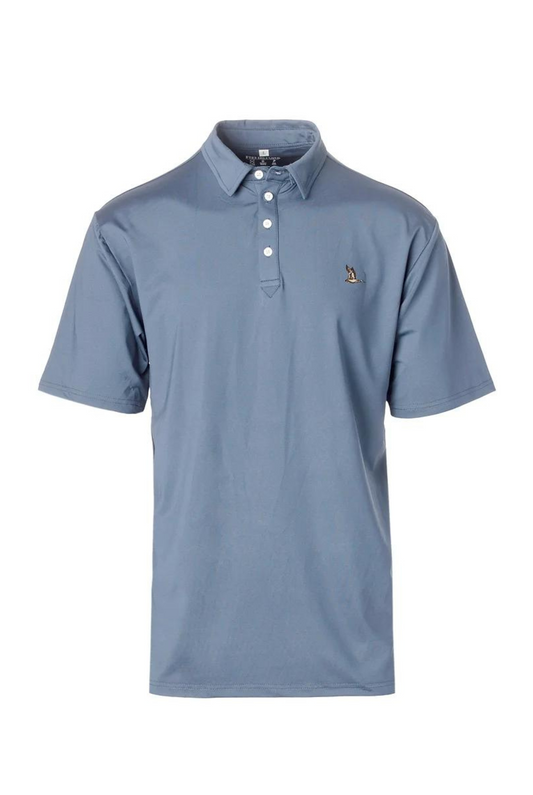 Roost Solid Polo in Blue