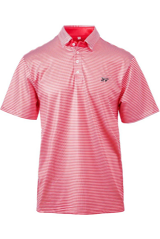 Fieldstone Youth Marshall Polo in Red & White