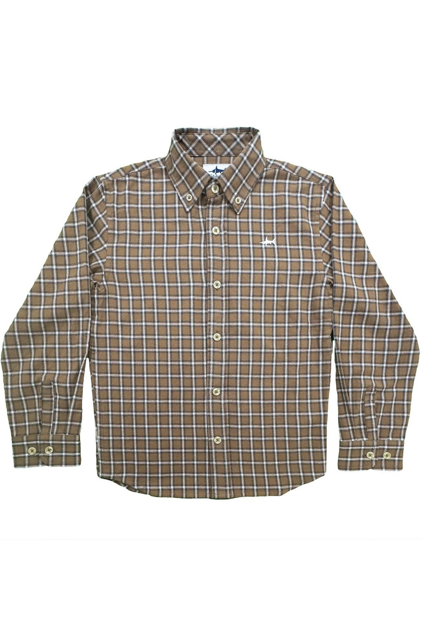 Saltwater Boys Folly Island Flannel in Sand