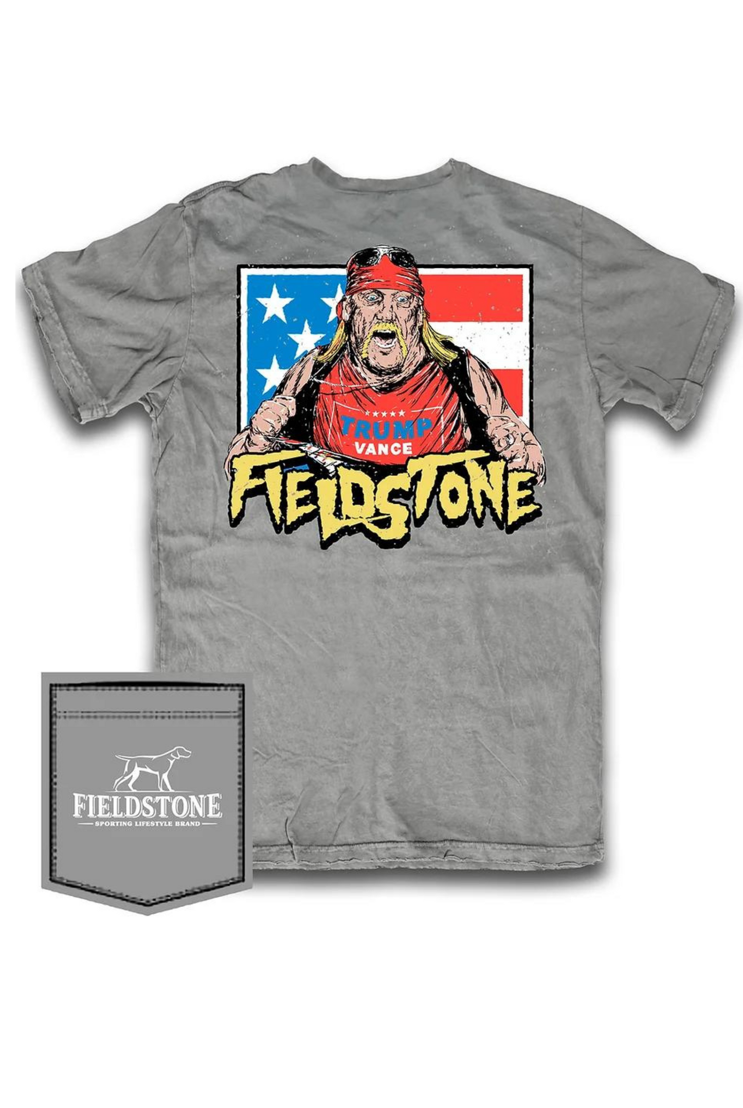 Fieldstone Trumpamania T-Shirt in Concrete