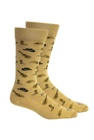 Brown Dog Deep Country Socks in Khaki