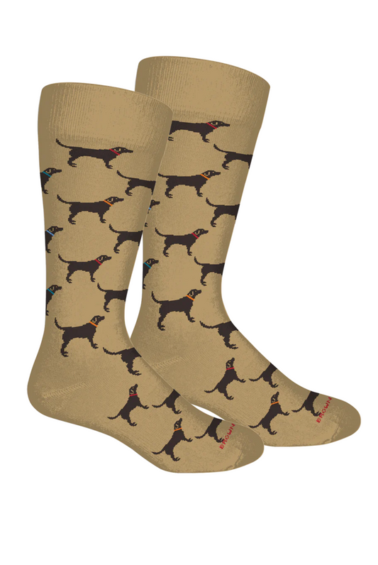 Brown Dog Labs Socks in Khaki