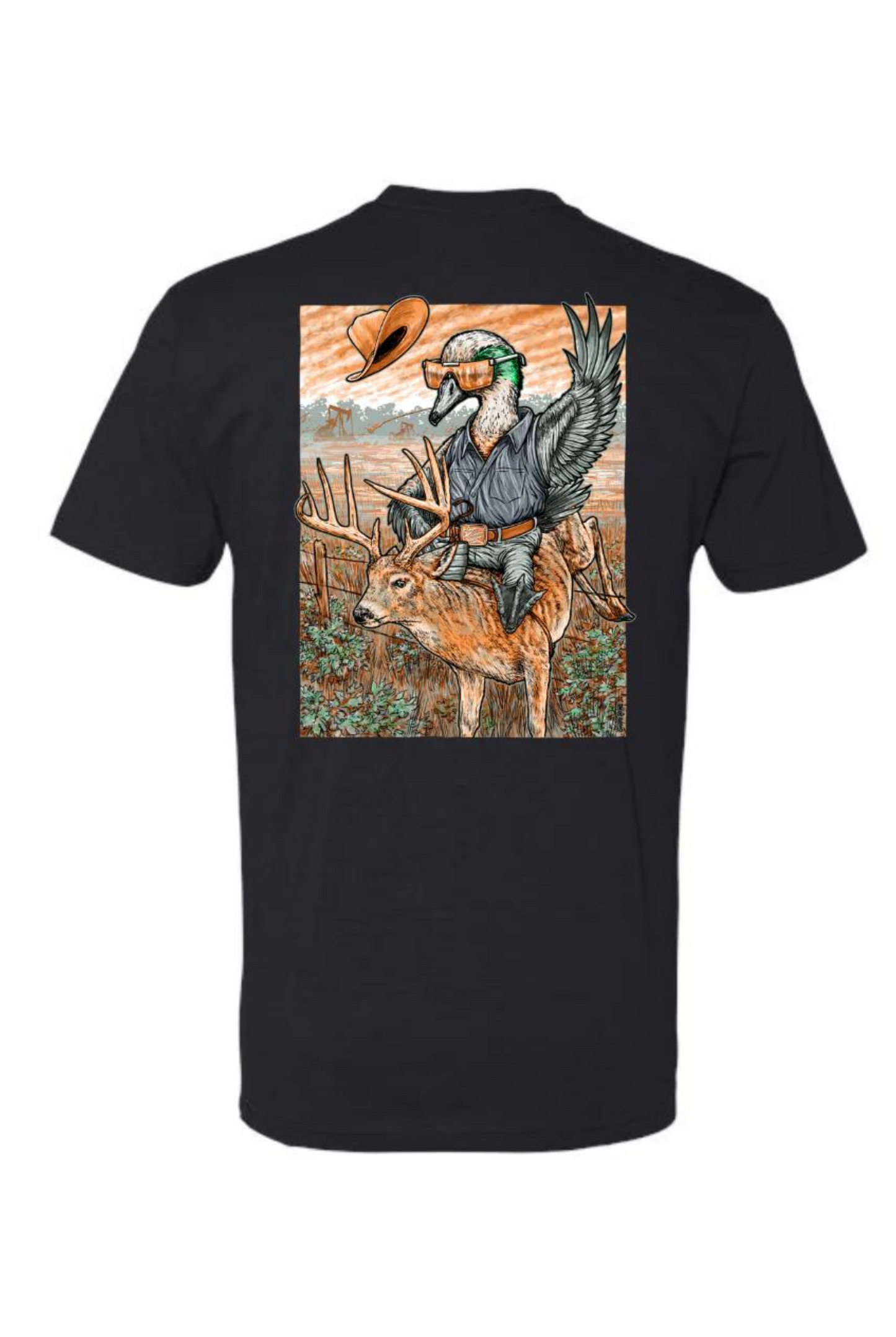 Combat Waterfowl Buckin' Cotton T-Shirt