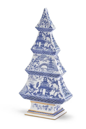 Blue & White Christmas Tree