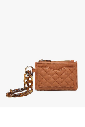 Rhodes Wristlet in Brown