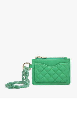 Rhodes Wristlet in Green