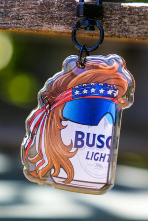 Mullet Busch Keychain