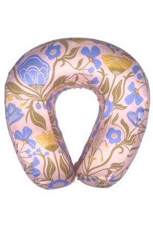 Lemon Satin Memory Foam Neck Pillow