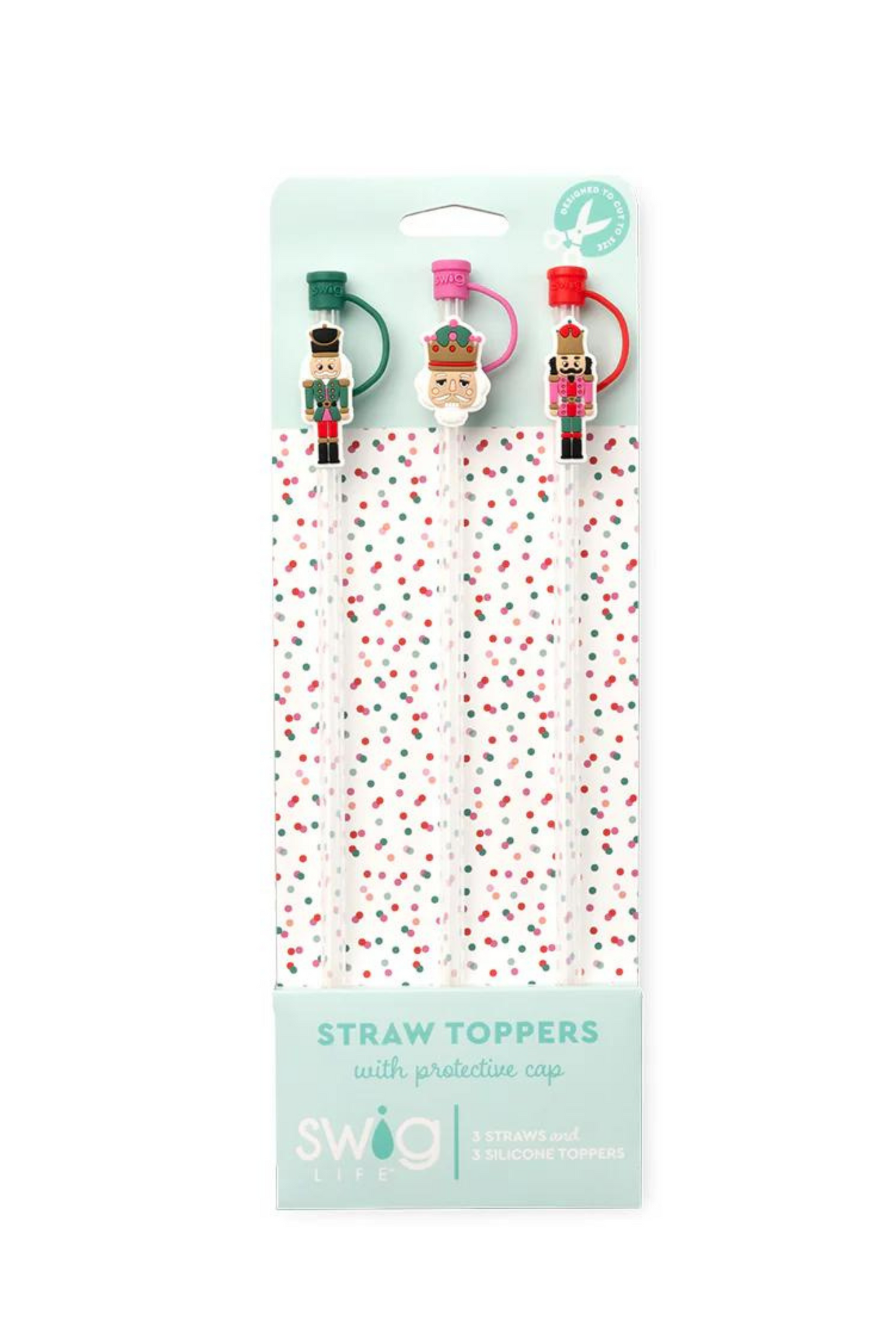 Classic Nutcracker Straw Topper Set