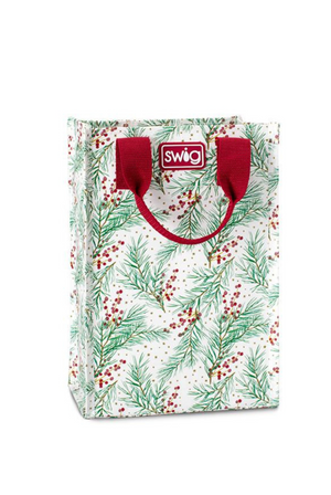 Tall Winterberry Reusable Bag