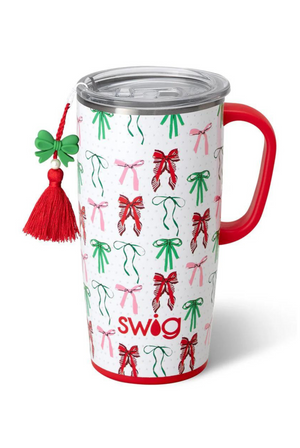 Ribbons & Bows Travel Mug (22z)