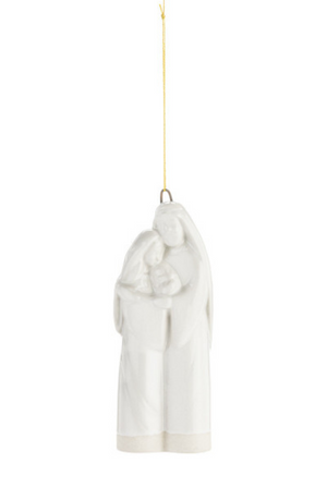 Ceramic Holy Family Ornament