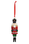 Nutcracker Blown Glass Ornament