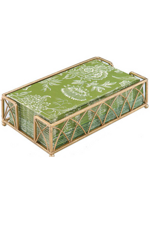 Gold Leaf Arch Guest Towel Caddy