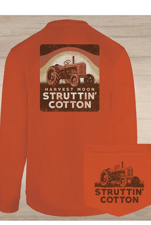 Struttin Cotton Harvest Moon Long Sleeve T-Shirt