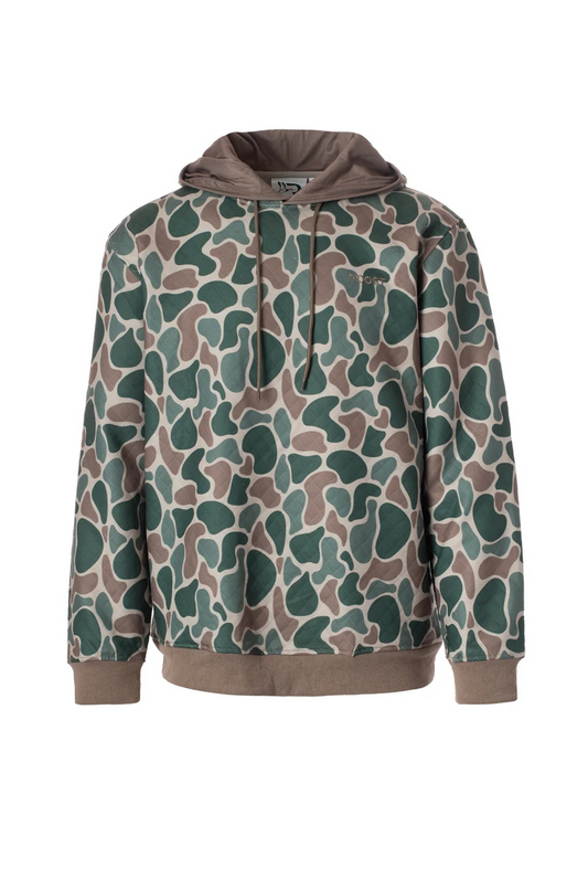 Roost Quilted Hoodie in Camo