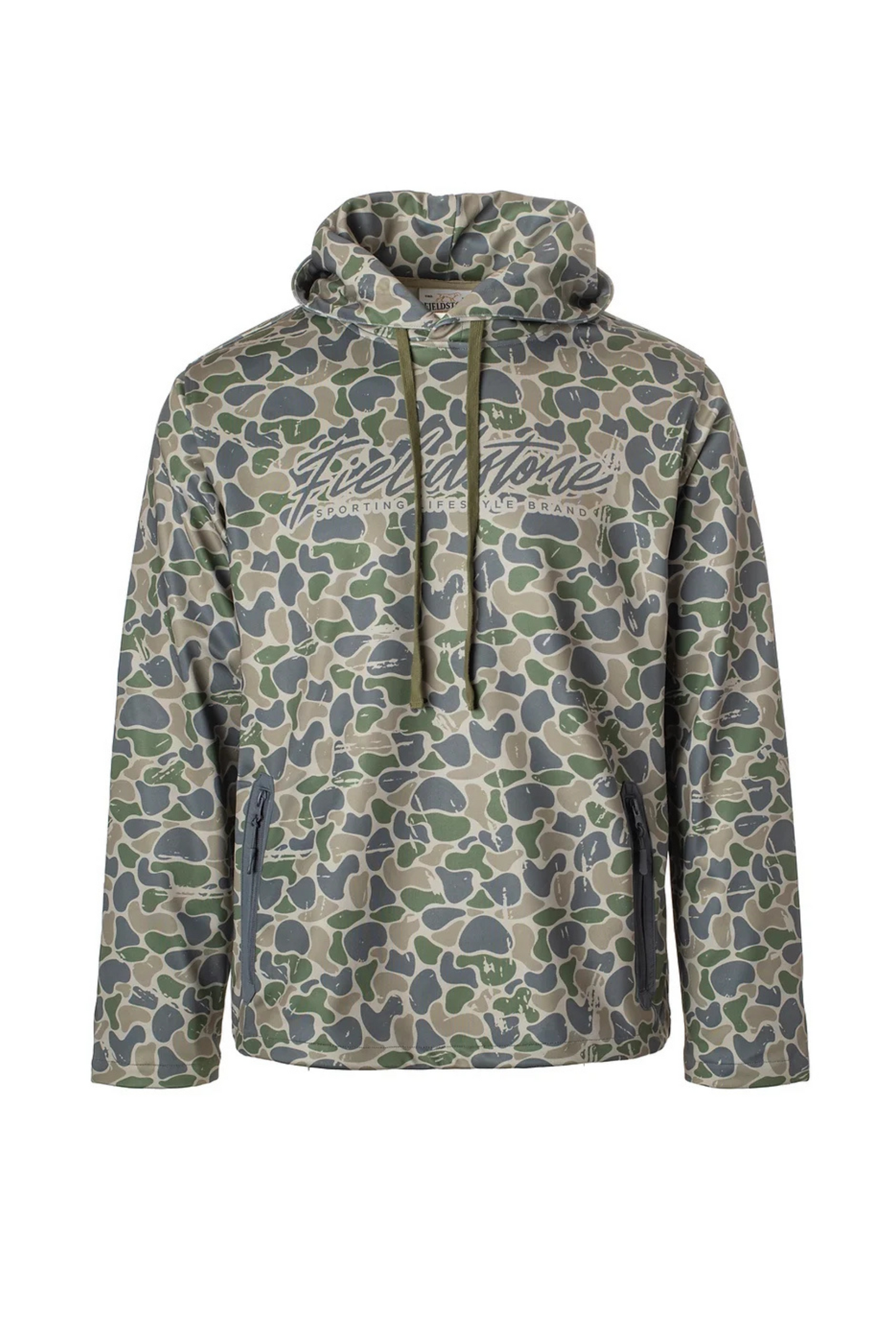 Backwoods Script Camo Hoodie