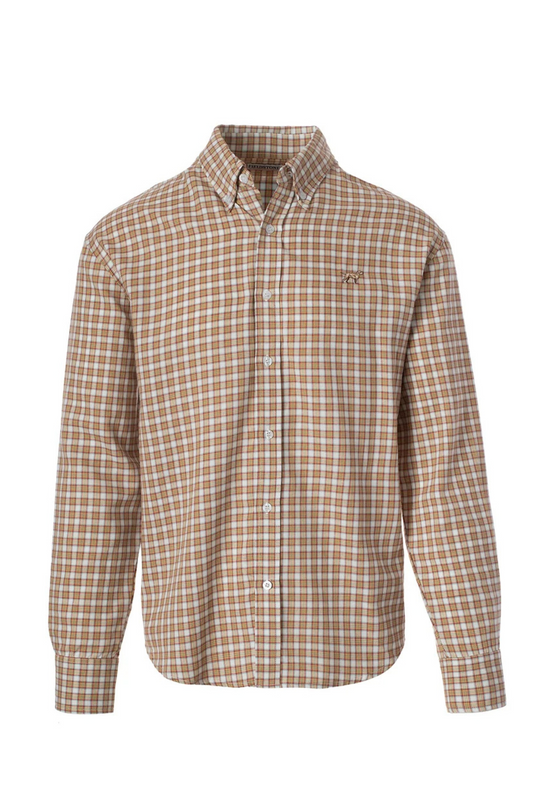 Youth Harvester Button Down in Brown