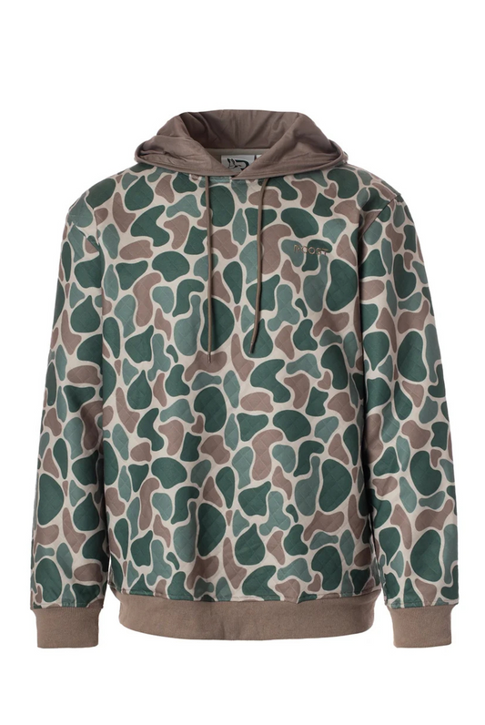 Youth Roost Quilted Hoodie in Camo