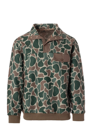 Roost Quilted Pullover in Camo