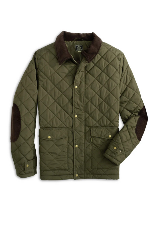 Evans Quilted Jacket in Olive