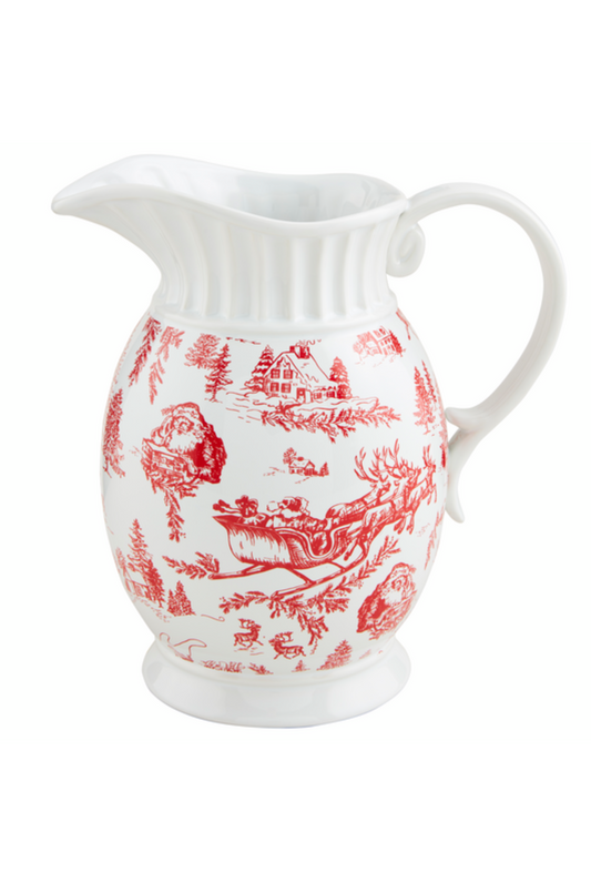 Toile Ceramic Pitcher