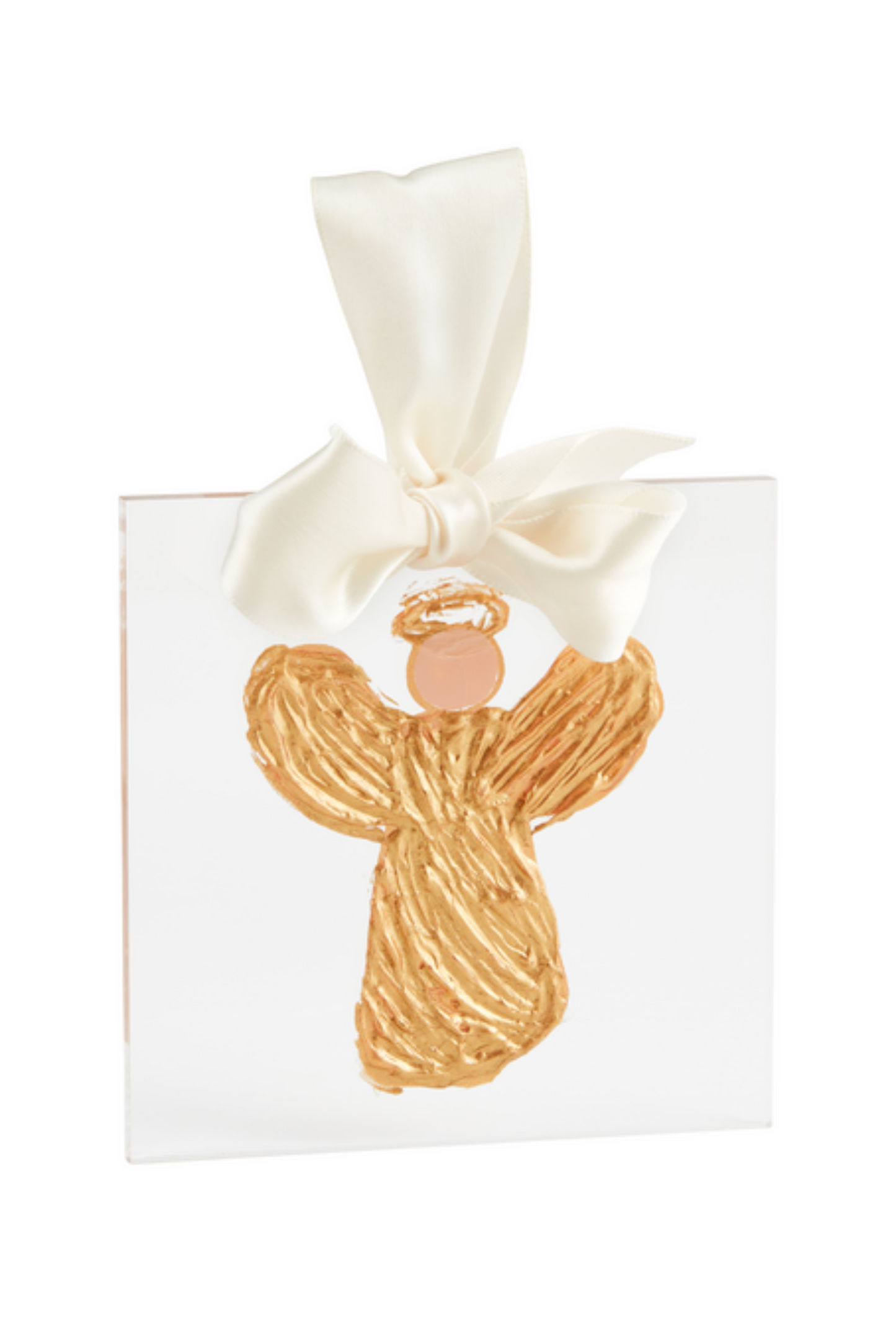 Angel Gold Acrylic Ornament