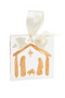 Nativity Gold Acrylic Ornament