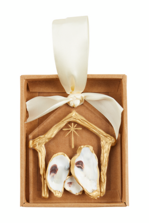 Oyster Nativity Ornament