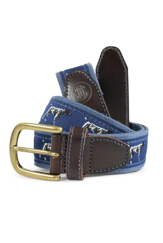 Heybo Pointer Ribbon Belt in Blue