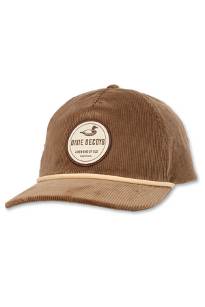 Corduroy Rope Hat in Brown