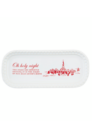 Oh Holy Night Toile Everything Plate