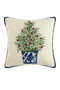 Holiday Chinoiserie Tree Hook Pillow