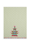 Holiday Pagoda Tea Towel