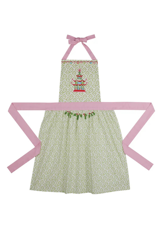 Holiday Pagoda Apron