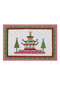 Holiday Pagoda Hook Rug