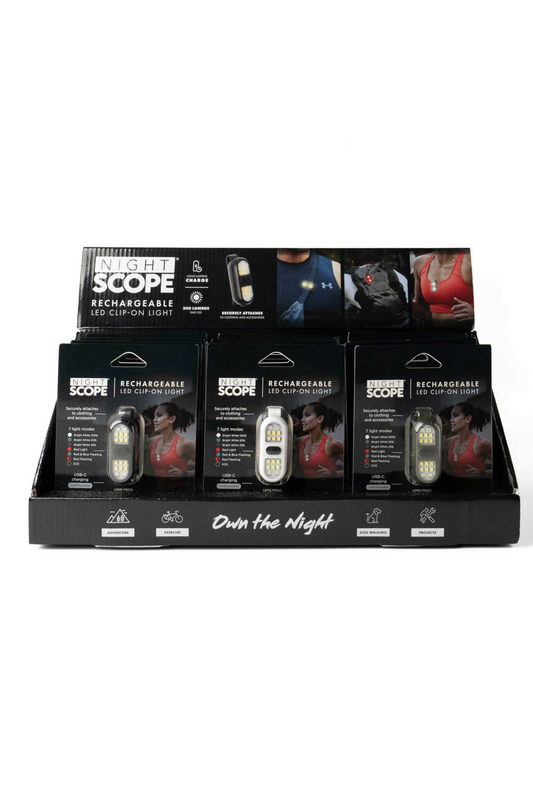 Night Scope Rechargeable LED Clip on Light